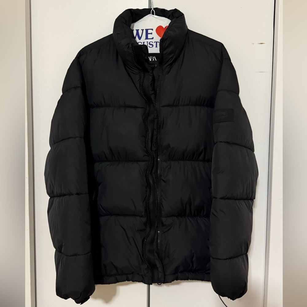 ZARA Black Puffer Jacket